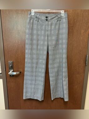 Michael Kors Millbrook Fit Wide leg Dress Pants women’s 10 houndstooth